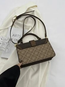 New Arrival Vintage Prints Small Square Shoulder Crossbody Bag, Best Mother's Day Gifts Women - View 6