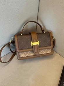 New Arrival Vintage Prints Small Square Shoulder Crossbody Bag, Best Mother's Day Gifts Women - View 1