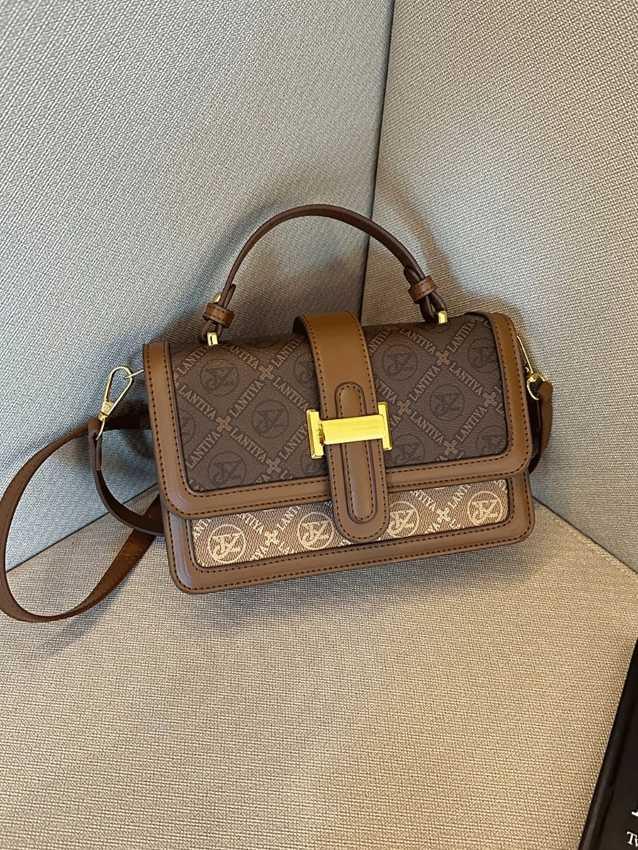 New Arrival Vintage Prints Small Square Shoulder Crossbody Bag, Best Mother's Day Gifts Women - View 1