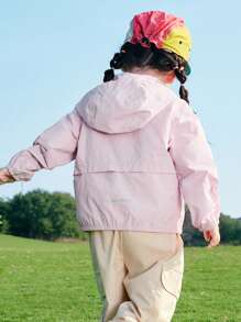 Balabala Tween Girl' Sun Protection Jacket, 2025 Summer Lightweight & Breathable - Pink - View 3