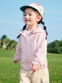 Balabala Tween Girl' Sun Protection Jacket, 2025 Summer Lightweight & Breathable - Pink - View 2