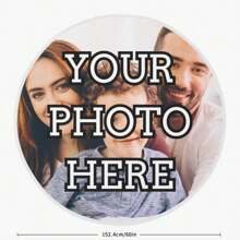 Custom Table Cloth, Custom Home Decor, Custom Photo, Round Table Cloth, Table Cover, Table Decoration, Home Decor, Custom Design, Tablecloth - White - View 10