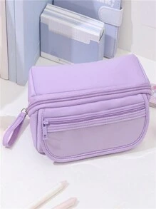 Large-Capacity Pencil Case Stationery Box - Multi-Functional, Organized, And Stylish Design - Japanese And Korean Version Inspired, Perfect For Back To School Essentials,Boho Vibes