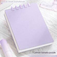 1 pieza Libreta pequeña de hojas sueltas tamaño A7, cuaderno portátil pequeño y muy atractivo, cuaderno de bolsillo, suministros escolares, vuelta al colegio