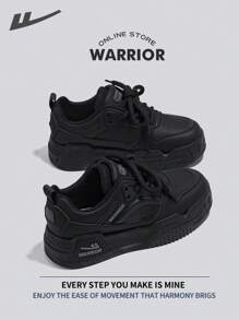 WARRIOR 勇士女鞋春夏轻便舒适透气简约风格休闲时尚运动鞋全年适用耐磨全天穿着训练运动鞋跑步鞋