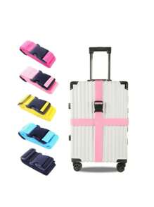 可调节旅行行李带 2CM/4CM 宽行李箱捆绑带，实用行李捆绑带，防爆打包带，适用于行李箱托运包，学校用品，学校用品