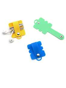 Silicone Earphone Cable Winder, Silicone Cord Organizer Earbuds Holder Earphone Wrap Earphones Organizer Headset Headphone Wrap Winder Cord Manager Cable Winder,Headphones Cord Organiser Holder, Earbuds Straps Holder, Headset Wrap Winder And Cord Manager Cable Winder, Keep The Cords And Usb Cable Wires From Getting Tangled Travel School College Electronic Bag Power Bank Portable Charger Charger Case Headphone Case Cable Bag Cable Organizer Digital Camera Camera Case Camera Bag - View 8