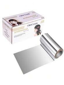 1 卷染发锡箔烫发套装理发披肩美发剪刀造型器理发剪刀理发披肩锡箔美甲工具美甲工具白色，美发工具，美发产品和理发沙龙美容旅行必需品配件 - 白色 - 查看 10