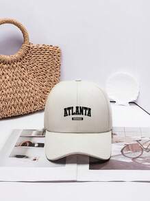 1pc Women's Adjustable Letter Print Baseball Cap, Minimalist Design Suitable For Casual Daily And Travel Outfits - Multicolor - View 4