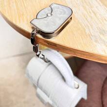 1 PC Handbag Shape Design Metal Foldable Purse Bag Hook Table Hanger,Bathroom Shelf,Hangers Hooks Hanger,Wall Pictures,White Hook,Black,Sticky Wall Hooks,Purse Hanger Wall,Wall Hangings,Picture Frame Hooks,Wall Picture Frame,Wall Hooks Self Adhesive,Hooks,Hook,Wall Hooks,Bathroom,Towel Holder,Hooks,Wall Hooks,Hooks,Wall Hook,Door Hanger