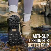 Hiking Boots Women Waterproof Non-Slip Womens Hiking Shoes Comfortable Outdoor Womens Hiking Boots Walking Boots Hiking Shoes Women - 棕色 - 查看 2
