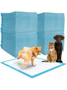 5/10/50pcs High Absorbency Disposable Pet Pads, Waterproof Puppy Training Pads, Pee Pads For Dogs & Cats, Quick-Drying Surface, Comfortable Fit For Toilet Training, Suitable For All Dog Breeds