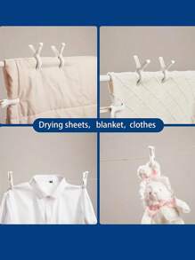 1 agrafe pentru prosoape de plajă, ace de haine din plastic rezistent, cleme de uscare pentru pilota, cleme pentru haine rezistente la vânt, păstrați-vă prosopul, hainele, păturile pentru a usca pe frânghie și suport pentru agățat