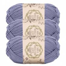 3 Pcs Soft & Warm 100% Acrylic Yarn Set, 4-Ply Thick Knitting Kit For Beginners, Suitable For DIY Scarf & Blanket Making, Variety Of Colors