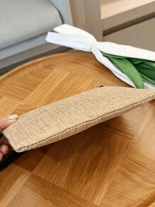 Geantă de depozitare unică, geantă de cosmetice, geantă de cadouri de sărbători, geantă de depozitare pătrată, depozitare multifuncțională și ușoară pentru toate obiectele mici~! Vacanță de călătorie zilnică, vacanță în aer liber pentru studenți, culoare solidă simplă clasică, model drăguț cu litere din desene animate, geantă la modă, accesorii de călătorie pentru prieteni buni, studenți și femei, pentru plajă de vacanță, colecție de baie, colecție de dormitor, capacitate mare.