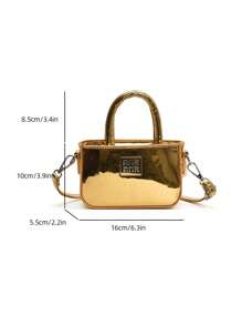 全新闪亮经典简约小手提包、迷你晚装包、斜挎包 - A - 查看 3