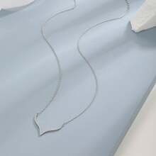 一条美人鱼铜镶锆石节日礼仪女孩百搭法式精致日常休闲优雅时尚女士项链 - 人魚姬頸鍊 - 查看 3