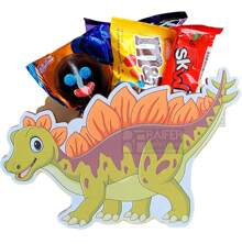 RF RAIFER LASER DESIGN Centro De Mesa dulcero Dinosaurios Pack 12 piezas imagen 2 CARAS, centro de mesa dulcero para fiestas, centros de mesa de dinosaurios, Dulceros de dinosaurios - Multicolor - Ver 4