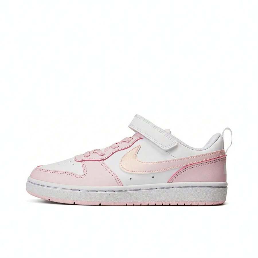 Nike 2025 幼儿男孩 COURT BOROUGH LOW RECRAFT BPV 复古低帮运动鞋，DV5457-105 - 白色 - 查看 1