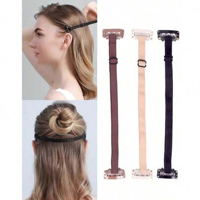 1pc Face Lift Strap With Invisible Clips, Removes Crow's Feet And Lifts Face, Reusable