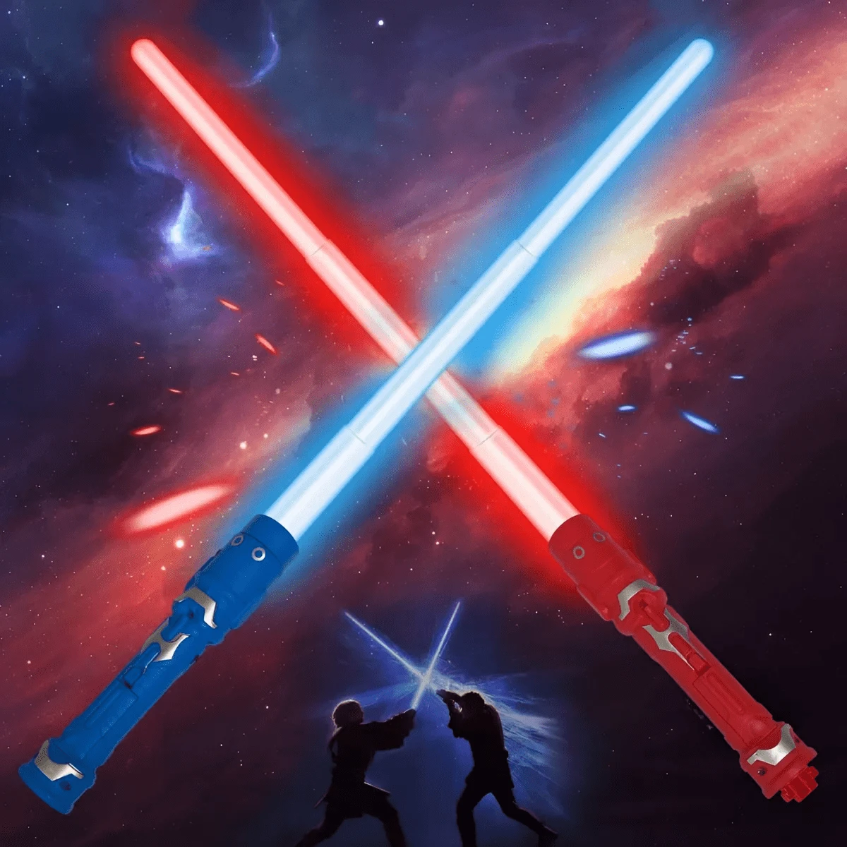 2 En 1 Sables De Luz Star Galaxy War Simple Regalo De Fiesta - Multicolor - Ver 1