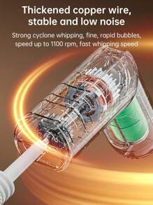 1个无线充电家用搅拌机折叠式电动多功能手持打蛋器 - 彩色 - 查看 8