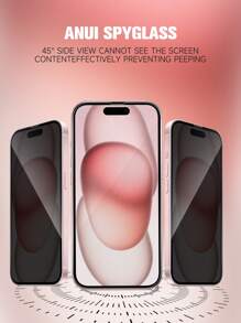 3pcs Privacy Screen Protector, Compatible With Apple 17/17Pro/17Promax/16 Promax, Anti-Peeping Tempered Glass Protective Case, Anti-Scratch, Anti-Shock, Anti-Oil, Anti-Fingerprint Coating