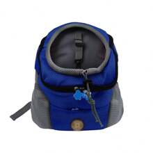 Breathable Cat Backpack Small Dog Pet Backpack Soft Cute For Travel Outdoor Walking - Royal Blue - View 3