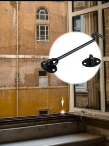 1PC 4-Inch Barn Door Lock Hardware, Slide Lock Eye Hook Latch With Screws, Rust-Resistant Metal Latch For Privacy Hook Locks For Interior Doors, Windows, Wood Fences, Garage Doors - Black - View 10