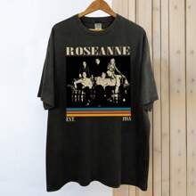 Roseanne Tv Series Shirt, Roseanne Shirt, Movie Shirt, Vintage T-Shirt, Retro Shirt, Classic Movie Shirt, Gifts For Him - Black - View 1