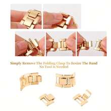 1pc Rhinestone Heart Key Lock Women's Multifunctional Zinc Alloy Leather Strap Compatible With Samsung Smart Watch Strap/Band 20mm 22mm, 20mm 22mm Metal Bracelet Strap, Gift
