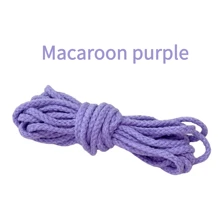 5mm 5 Iarde Corda Macaroon Macrame Filo Colorato Otto Capi Accessori Fai Da Te Per Decorazioni Natalizie Domestiche