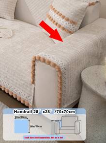 1pc Chenille Jacquard Sofa Cover , Couch Protector For Four Seasons, Universal Furniture Cover For Bedroom, Office, Living Room Home Decor Gifts Birthday Graduation - Multicolor - View 44