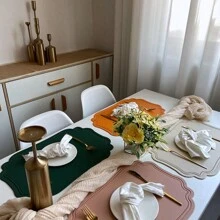 4 piezas de posavasos cuadrados, resistentes al agua y al aceite, aislantes del calor para el hogar, cocina, mesa de comedor, decoración de hotel y restaurante