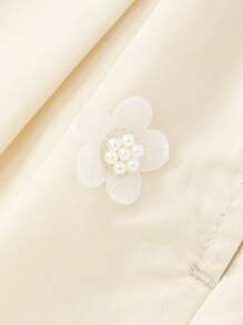 Balabala Young Girls' Skirt Shorts, 2024 Summer New Design - Milky White - View 4