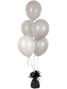 2pcs Metallic Foil Balloon Weights, Suitable For Party Decorations, Birthday Parties, Wedding Table Centerpieces, Also For DIY Helium Balloons, 170g/6oz