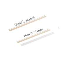 200/100/50/20 件木制咖啡搅拌棒，纸质包装，坚固的桦木棒，末端为圆形，适用于茶、饮料、工艺品和冰棒，适用于咖啡、茶和热巧克力的咖啡搅拌棒，独立包装