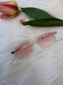 Colored Lens Glasses. New Model Sunglasses, 100% UV Protection. - Pink - View 10