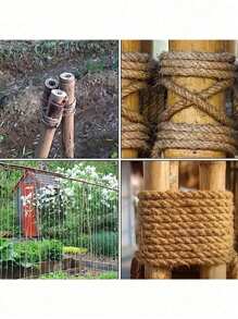 Dây thừng cho trụ cào móng mèo - , Sisal tự nhiên - Phụ kiện đồ chơi thủ công & thú cưng lý tưởng, Dây thừng tự nhiên cho trụ cào móng mèo tự làm - Chiều dài là 393 inch, - Nhiều màu - Xem 3