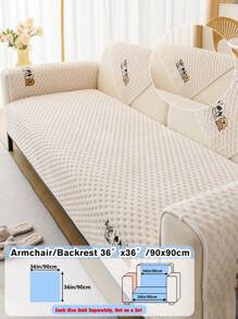 1pc Soft & Cozy Sofa Cover - Thick, Non-Slip, Protective Furniture Cover For Bedroom, Office, Living Room Home Decor - Easy To Clean, Pet Favorite, Soft Slipcover Gifts Birthday Graduation Couch Cover Sofa Covers Room Decor Living Room Decor - Multicolor - View 13