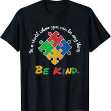 Be Kind  Awareness Acceptance Boy Girl Choose Kindness T-Shirt - màu đen - Xem 1