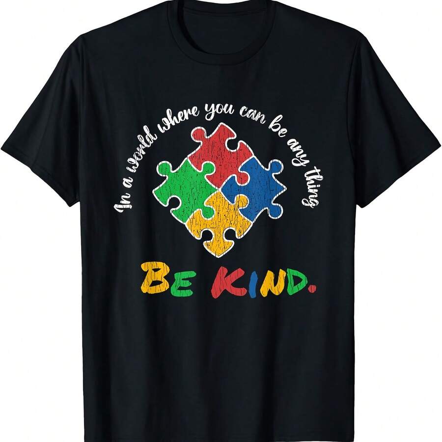 Be Kind  Awareness Acceptance Boy Girl Choose Kindness T-Shirt - màu đen - Xem 1