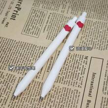 10 pièces/set Stylos décoratifs neutres au design romantique en forme de cœur - encre noire - design à la mode - écriture fluide - convient aux étudiants et au bureau - cadeau de la Saint-Valentin - bon rapport qualité-prix - indispensable pour les étudiants, polyvalent pour le bureau et les études