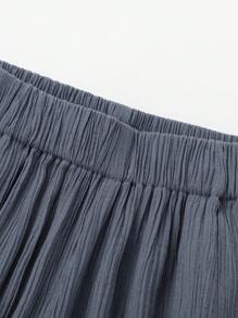 Balabala 年輕女孩驅蚊褲，2025夏季男孩和女孩休閒褲 - 鐵灰 - 查看 6