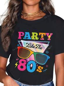 Women's T-Shirts, 80s Lover's Shirts, 80s Party CostumesKeywords:Summer Outfits For Women,Spring Outfits For Women,Summer Tops,Women Summer Clothes,|Going Out Tops Women,Going Out Outfits,Teacher Outfits For Women,Back To School,School Clothes,Back To School Clothes,Halloween Clothes