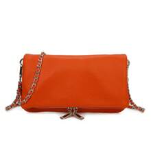 Bolso de Hombro de Mujer Cadena de lado y Hombro  ✅ Entrega 24/72h - Naranja - Ver 1