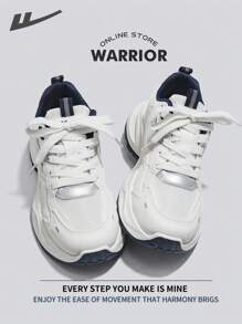 WARRIOR 回力时尚复古运动鞋女春夏轻便舒适透气跑步鞋简约风格休闲运动鞋全年适用耐磨全天穿着训练运动鞋小白鞋