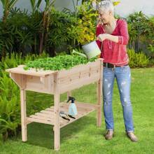 Durable Elevated Planter Box Raised Garden Bed Kit For Growing Vegetables And Herbs - Perfect For Patios - #2  Large Raised Garden Bed Trelli - View 6