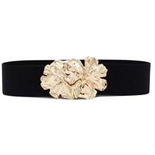 1 stuk Boheemse bloemenriemen voor dames, modieuze brede elastische tailleband voor dames, meisjesjurk, bruiloft, feest, vintage cinch, elastische riemen voor jurken, kledingaccessoires, goud, rood, blauw, luipaard, zwart, groen, paars, oranje, roze, wit, riem voor dames, zomer, school
