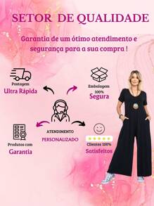 Women's Long Viscolycra Pantaloon Jumpsuit, Comfortable And Elegant Casual Fashion Tailoring - 黑色 - 查看 4